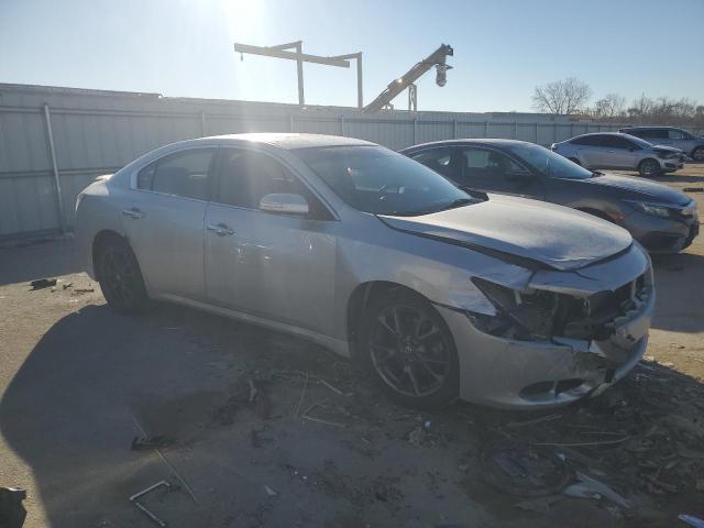 1N4AA5AP2EC907371 - 2014 NISSAN MAXIMA S SILVER photo 4