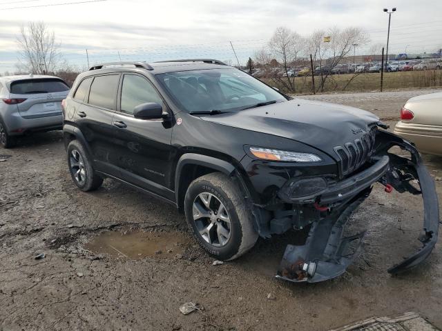 1C4PJMBS5HW634432 - 2017 JEEP CHEROKEE TRAILHAWK BLACK photo 4