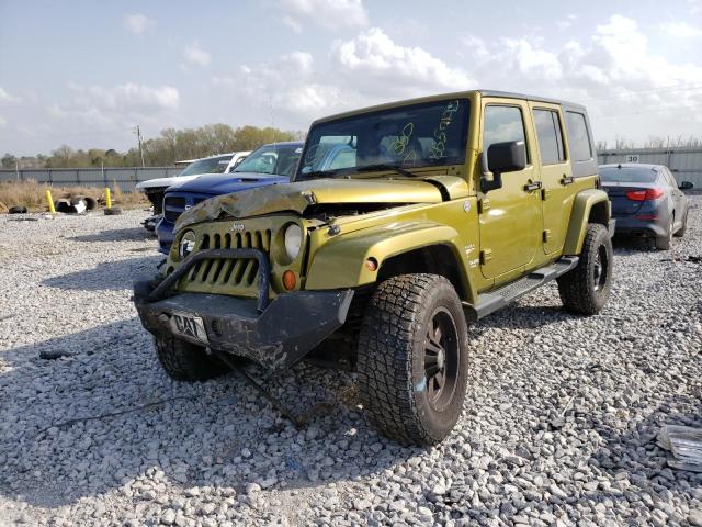 1J4GA59157L172192 - 2007 JEEP WRANGLER SAHARA GREEN photo 1