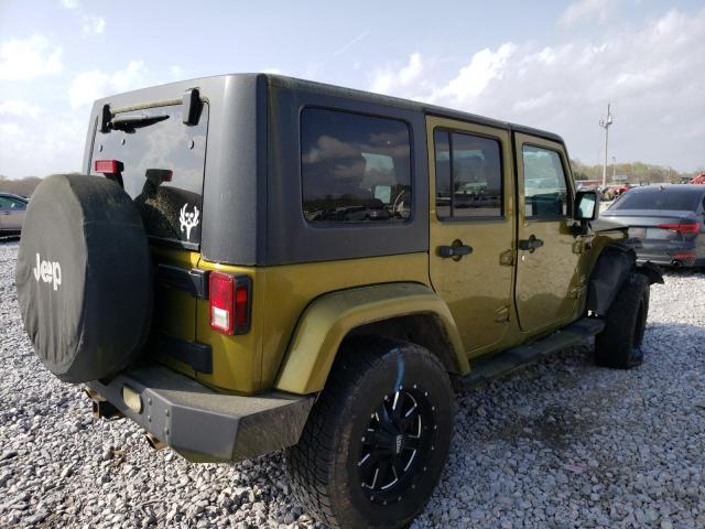 1J4GA59157L172192 - 2007 JEEP WRANGLER SAHARA GREEN photo 3