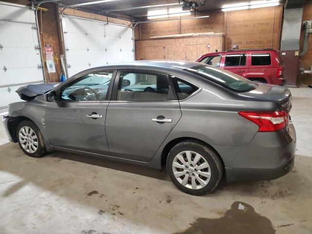 3N1AB7AP0GY271842 - 2016 NISSAN SENTRA S GRAY photo 2