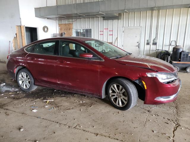 1C3CCCAB7FN612489 - 2015 CHRYSLER 200 LIMITED BURGUNDY photo 4