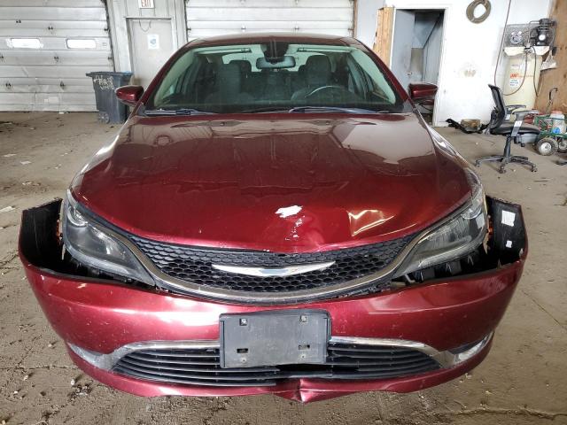 1C3CCCAB7FN612489 - 2015 CHRYSLER 200 LIMITED BURGUNDY photo 5