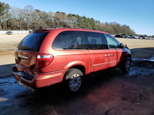 2C4GP44R45R478526 - 2005 CHRYSLER TOWN & COU LX RED photo 3