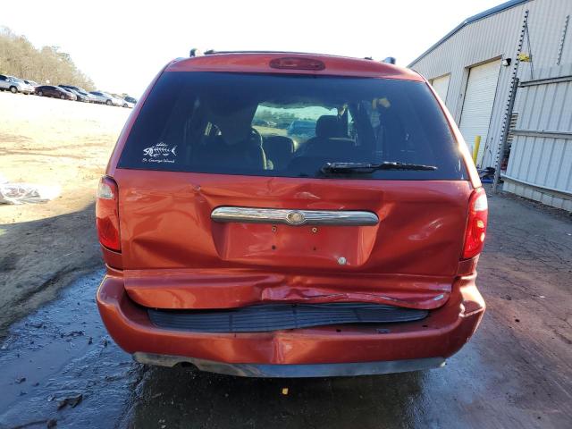 2C4GP44R45R478526 - 2005 CHRYSLER TOWN & COU LX RED photo 6