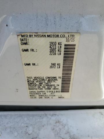 1N4AL3AP9FC599180 - 2015 NISSAN ALTIMA 2.5 WHITE photo 12