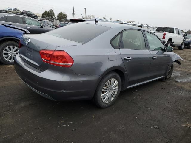 1VWAS7A33EC101682 - 2014 VOLKSWAGEN PASSAT S GRAY photo 3