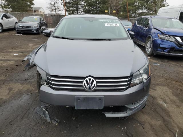 1VWAS7A33EC101682 - 2014 VOLKSWAGEN PASSAT S GRAY photo 5