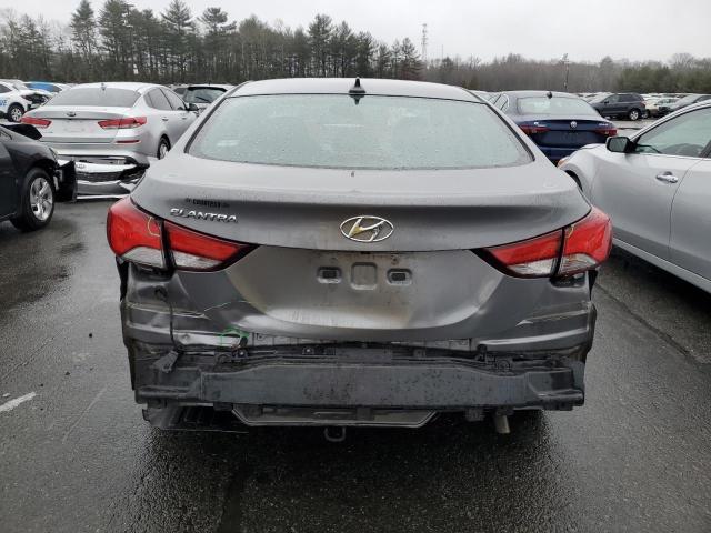 KMHDH4AEXGU637021 - 2016 HYUNDAI ELANTRA SE GRAY photo 6