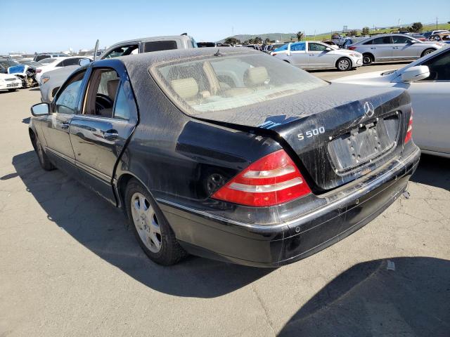 WDBNG75J2YA036742 - 2000 MERCEDES-BENZ S 500 BLACK photo 2