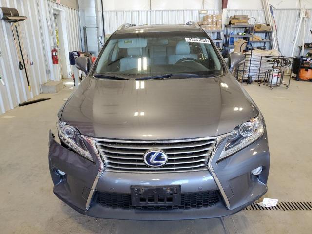 JTJBC1BAXE2457483 - 2014 LEXUS RX 450 GRAY photo 5