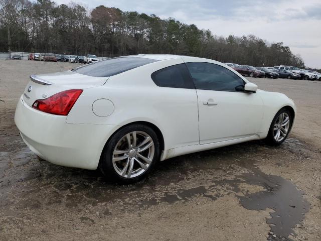 JNKCV64EX8M131463 - 2008 INFINITI G37 BASE WHITE photo 3