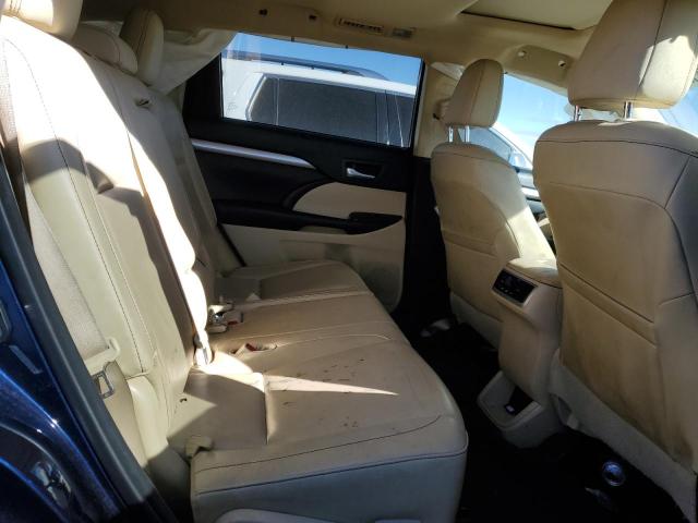 5TDJKRFH8FS163551 - 2015 TOYOTA HIGHLANDER XLE BLUE photo 11