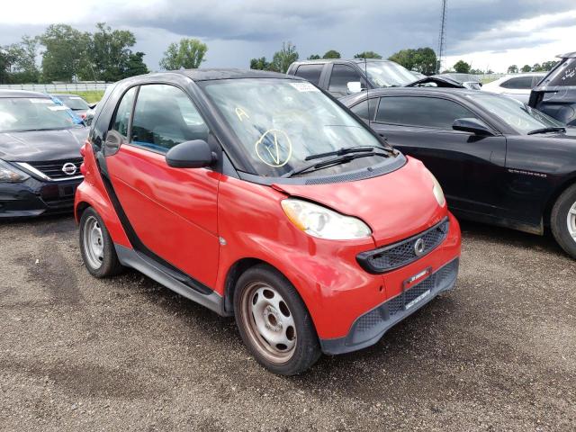 WMEEJ3BAXDK617959 - 2013 SMART FORTWO PURE RED photo 1
