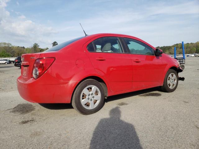 1G1JA5SH6D4237326 - 2013 CHEVROLET SONIC LS 红色 照片 3