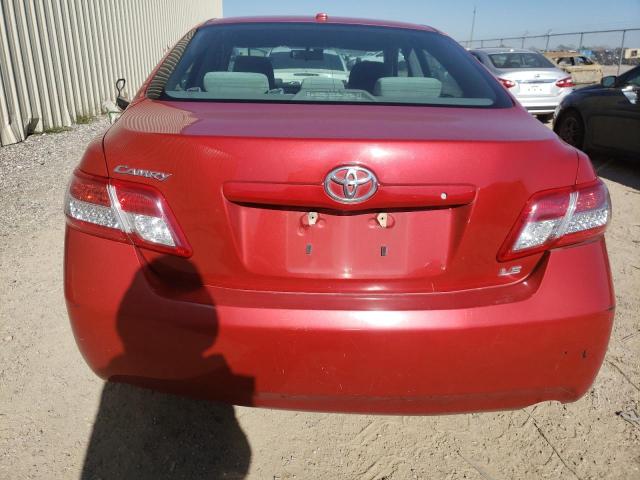 4T1BF3EK4BU173787 - 2011 TOYOTA CAMRY BASE RED photo 6