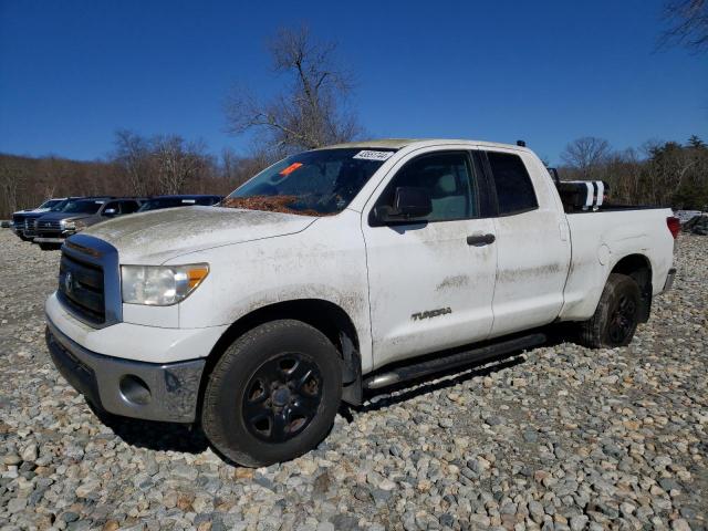 5TFUM5F18AX015129 - 2010 TOYOTA TUNDRA DOUBLE CAB SR5 WHITE photo 1