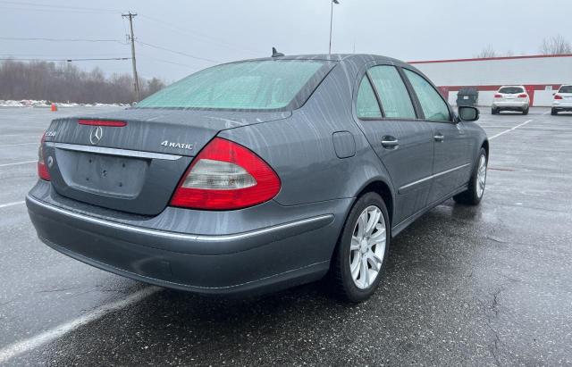 WDBUF87XX9B397430 - 2009 MERCEDES-BENZ E 350 4MATIC GRAY photo 4