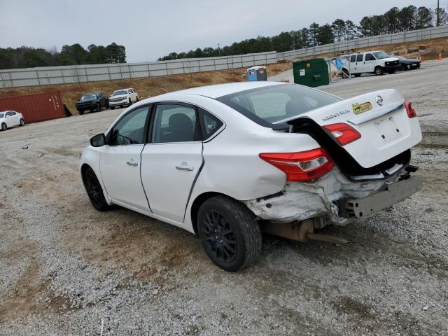 3N1AB7AP1HY235773 - 2017 NISSAN SENTRA S WHITE photo 2