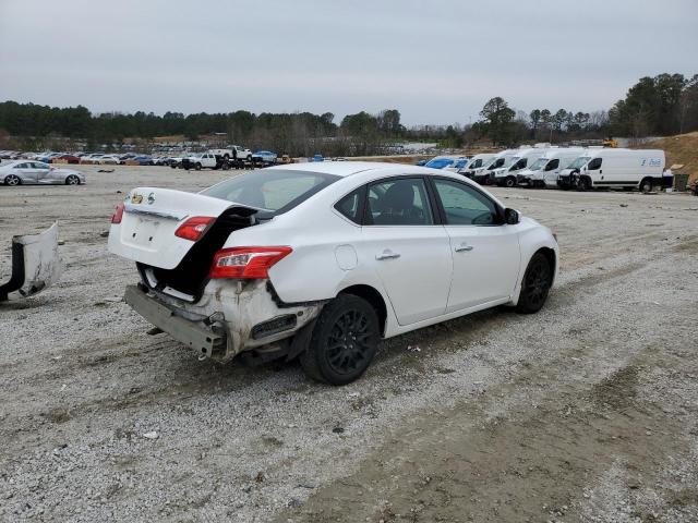 3N1AB7AP1HY235773 - 2017 NISSAN SENTRA S WHITE photo 3