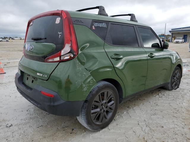 KNDJ33AU0M7138634 - 2021 KIA SOUL EX GREEN photo 3