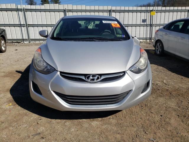 KMHDH4AE3DU962363 - 2013 HYUNDAI ELANTRA GLS SILVER photo 5