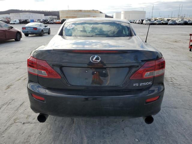 JTHFF2C24C2521294 - 2012 LEXUS IS 250 BLACK photo 6