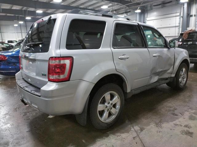 1FMCU0EG9CKB91106 - 2012 FORD ESCAPE LIMITED SILVER photo 3