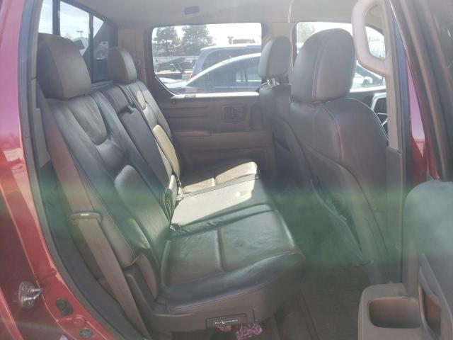 2HJYK16546H511376 - 2006 HONDA RIDGELINE RTL BURGUNDY photo 10