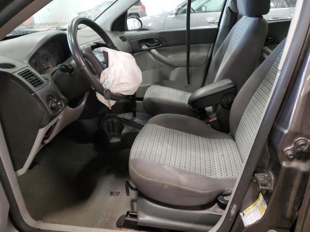 1FAHP34N87W164325 - 2007 FORD FOCUS ZX4 GRAY photo 7