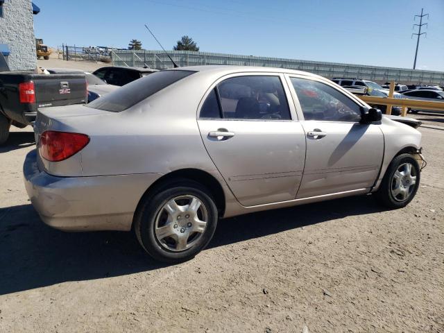 1NXBR32E83Z017324 - 2003 TOYOTA COROLLA CE TAN photo 3