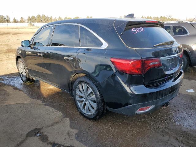 5FRYD4H61GB039228 - 2016 ACURA MDX TECHNOLOGY BLACK photo 2