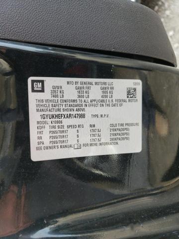 1GYUKHEFXAR147988 - 2010 CADILLAC ESCALADE ESV LUXURY BLACK photo 13