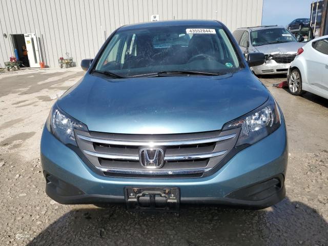 5J6RM4H33DL006326 - 2013 HONDA CR-V LX BLUE photo 5