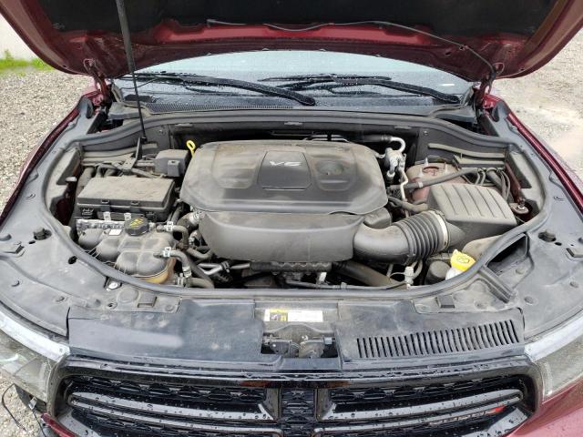 1C4RDHDG2JC371730 - 2018 DODGE DURANGO GT BURGUNDY photo 12