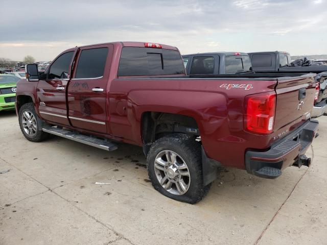 1GC1KXE88FF619991 - 2015 CHEVROLET SILVERADO K2500 HIGH COUNTRY BURGUNDY photo 2