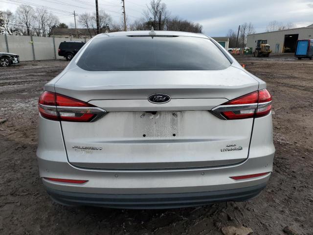 3FA6P0LU8KR126314 - 2019 FORD FUSION SE SILVER photo 6