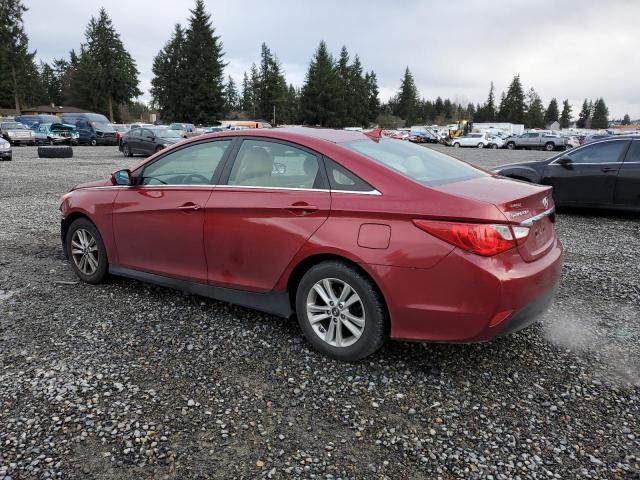 5NPEB4AC9EH883705 - 2014 HYUNDAI SONATA GLS BURGUNDY photo 2