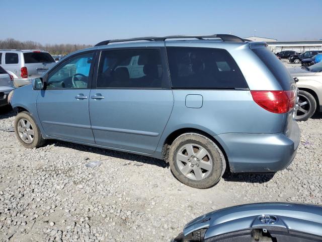 5TDZK22C57S090757 - 2007 TOYOTA SIENNA XLE BLUE photo 2