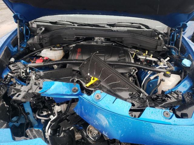 ZASPAKBN4M7D08065 - 2021 ALFA ROMEO STELVIO TI 蓝色 照片 11