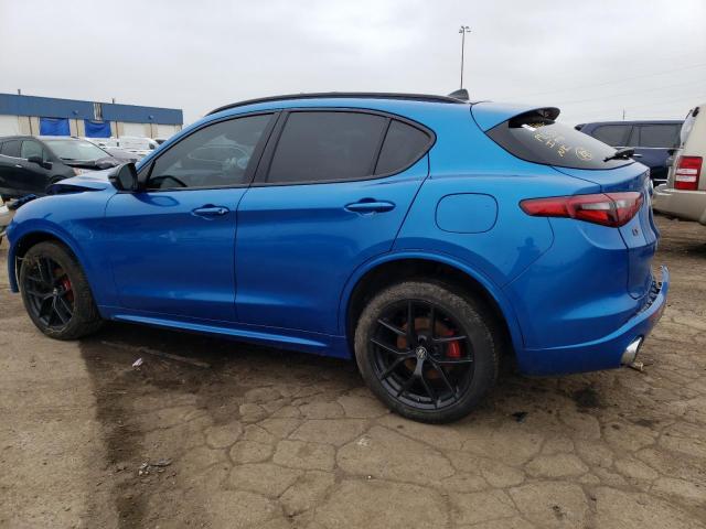 ZASPAKBN4M7D08065 - 2021 ALFA ROMEO STELVIO TI 蓝色 照片 2