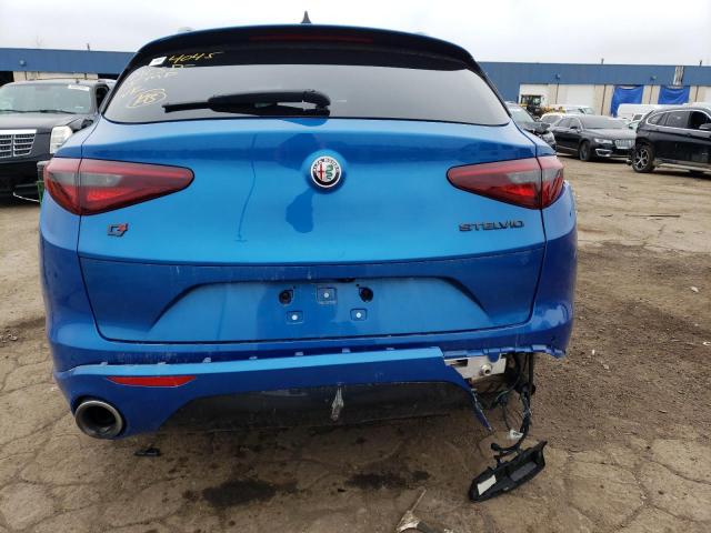 ZASPAKBN4M7D08065 - 2021 ALFA ROMEO STELVIO TI 蓝色 照片 6