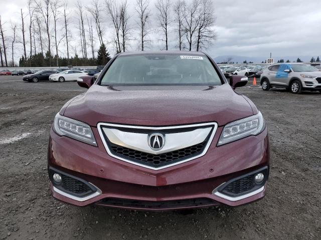 5J8TB4H70JL018435 - 2018 ACURA RDX ADVANCE BURGUNDY photo 5