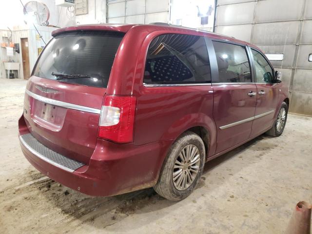 2C4RC1CG8ER249561 - 2014 CHRYSLER TOWN & COU TOURING L BURGUNDY photo 3