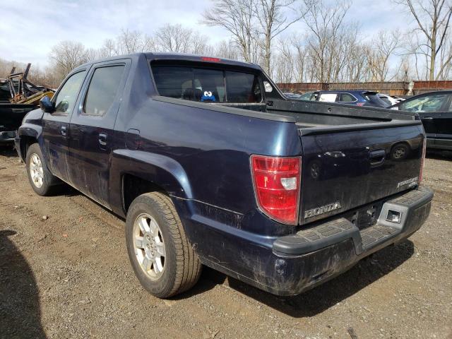 5FPYK1F49BB004850 - 2011 HONDA RIDGELINE RTS BLUE photo 2