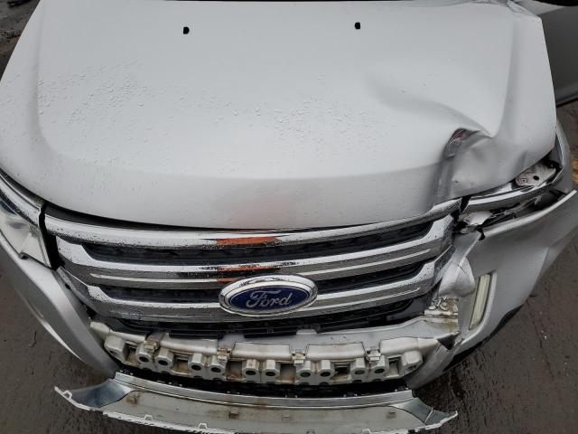 2FMDK3JC7EBB12057 - 2014 FORD EDGE SEL SILVER photo 11