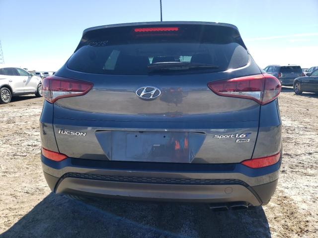 KM8J3CA25GU120176 - 2016 HYUNDAI TUCSON LIMITED GRAY photo 6