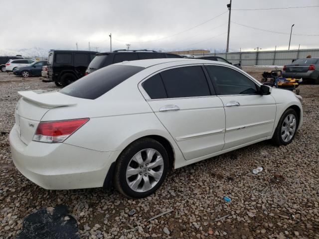 1HGCP36858A037527 - 2008 HONDA ACCORD EXL WHITE photo 3