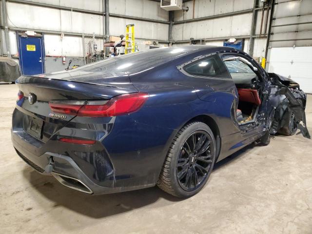 WBABC4C54KBJ35629 - 2019 BMW M850XI BLUE photo 3