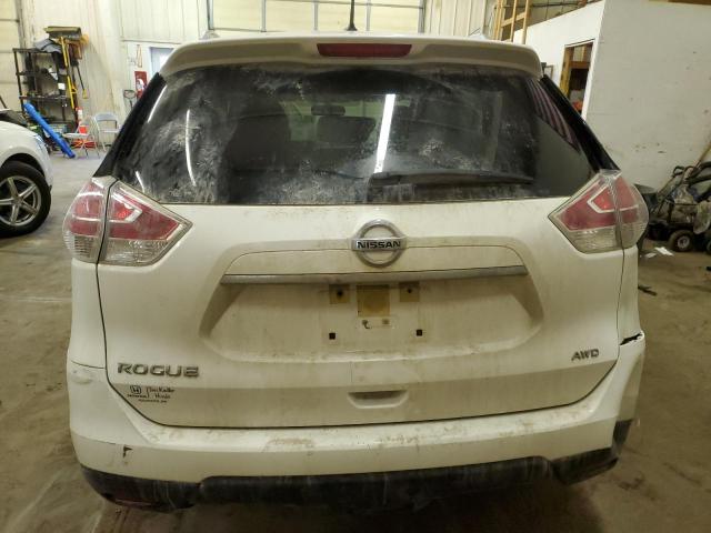 JN8AT2MV0GW153566 - 2016 NISSAN ROGUE S WHITE photo 6